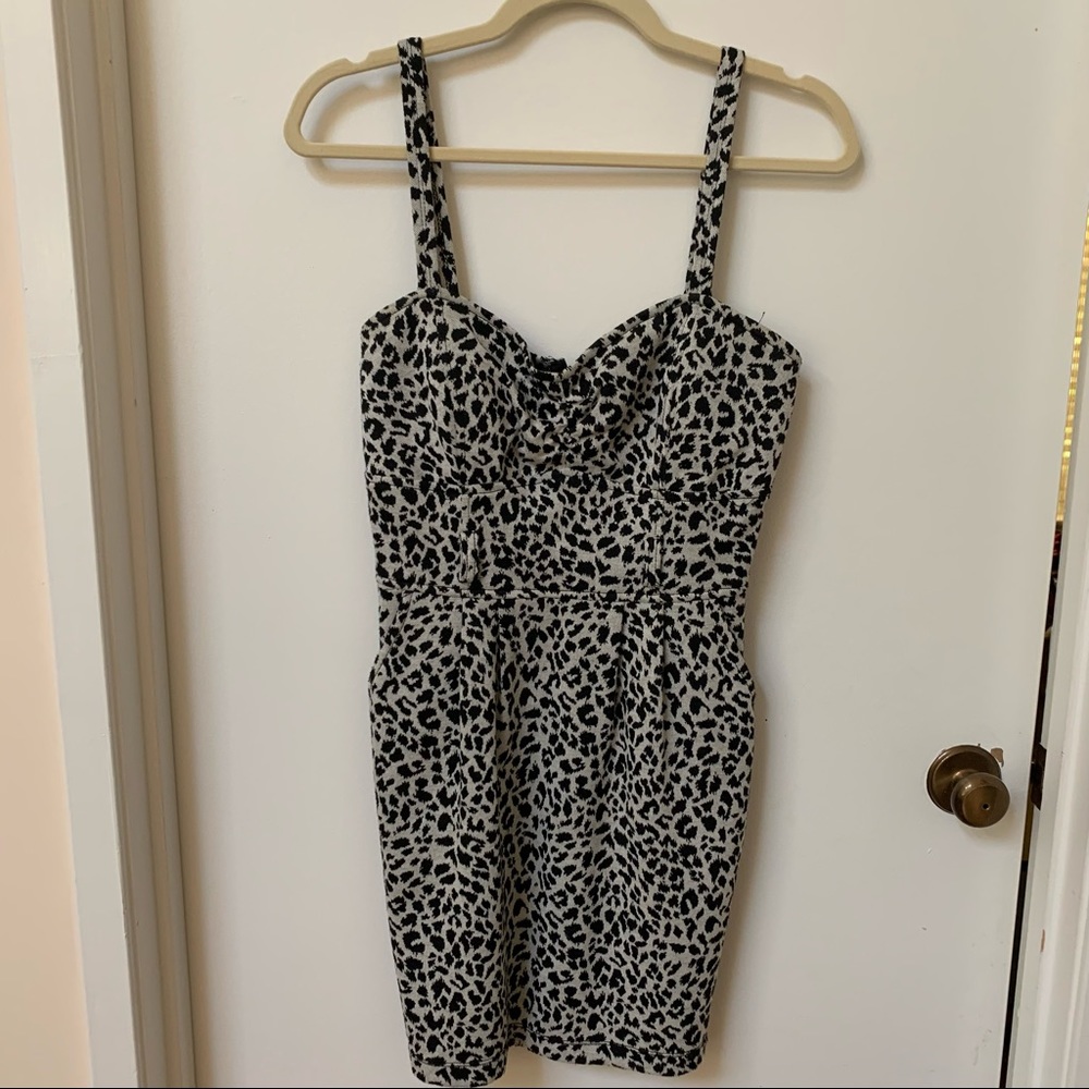 White Leopard dress